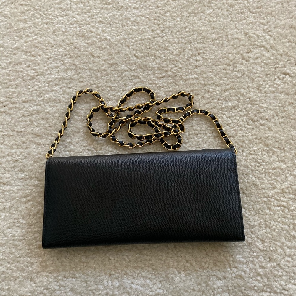 Prada Black Wallet on Chain - Picture 2 of 5